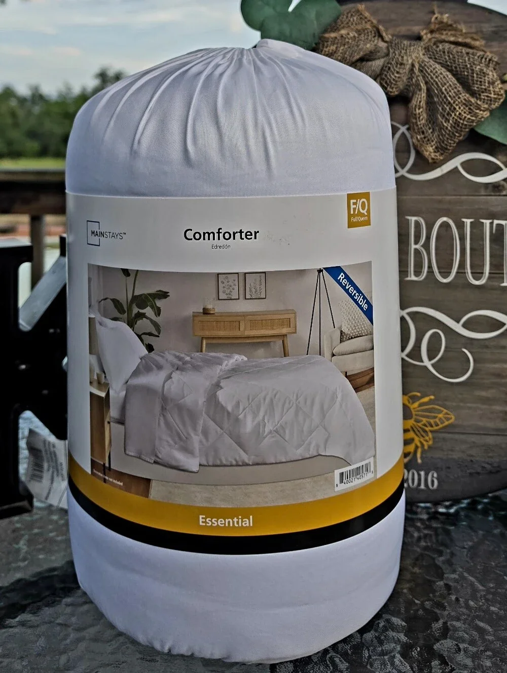 Mainstays Full/Queen Reversible Comforter